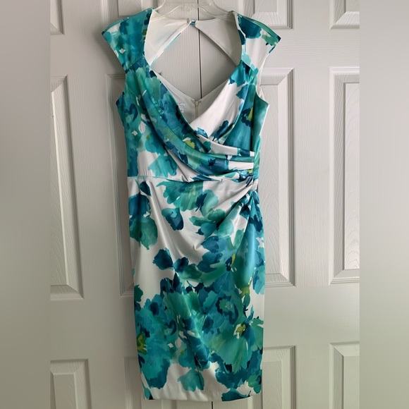 Dresses, LONDON TIMES, size 10, color green and white - Picture 1 of 11